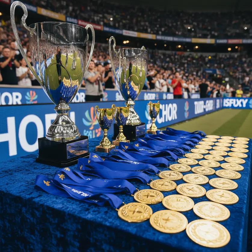 Tournament awards ceremony on finals day