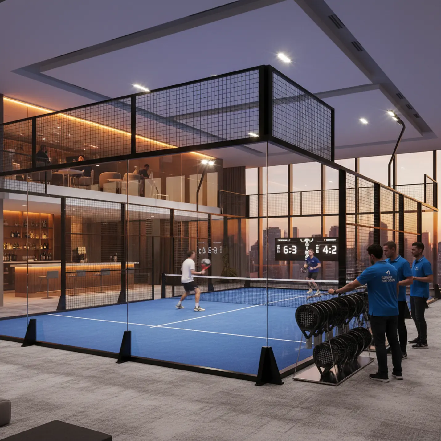 Tech sector padel series championship match